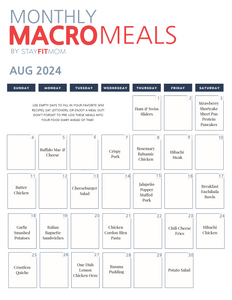 Aug 2024 Meals