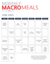 June 2025 Meals