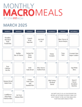 March 2026 Meals