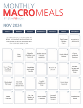 Nov 2024 Meals