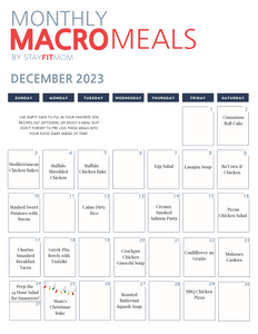 Dec 2023 Meals