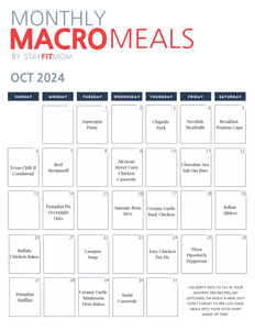 Oct 2024 Meals