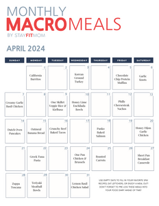 April 2024 Meals