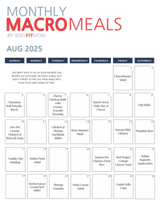 Aug 2025 Meals