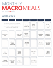 April 2026 Meals