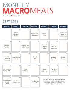 Sept 2025 Meals