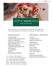 June 2026 Meals