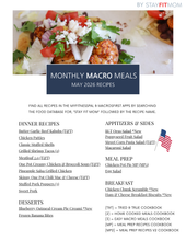 May 2026 Meals