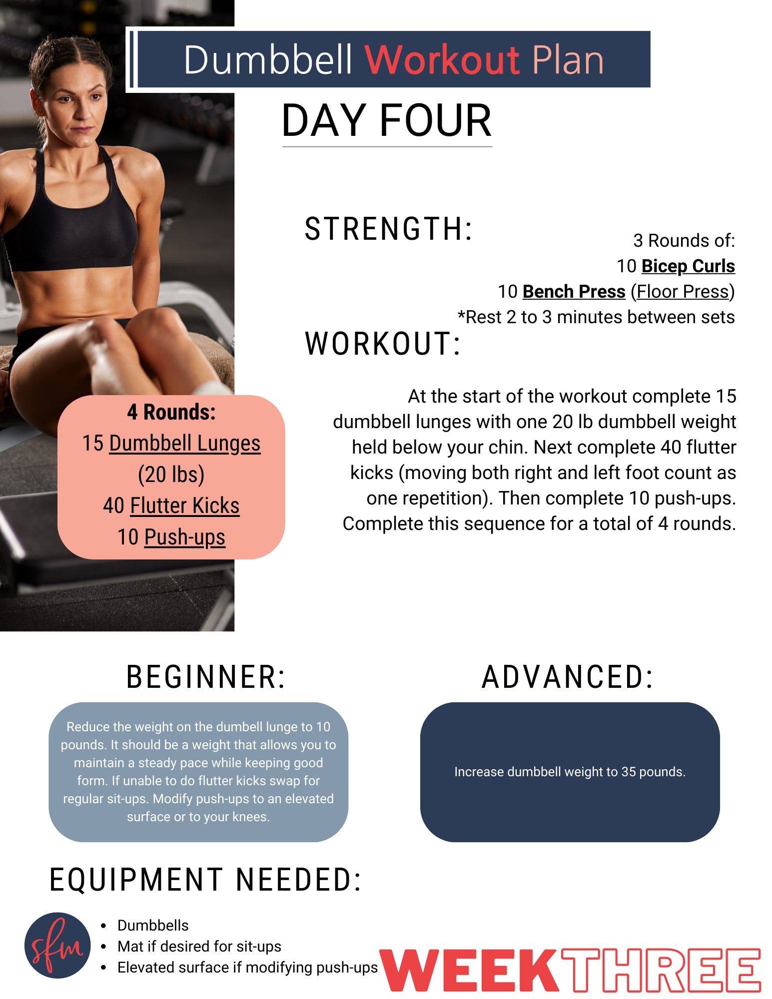 Week Dumbbell Workout Program – Stay Fit Mom1
