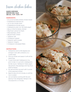 Meal Prep Recipes V2 Digital Download