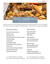 Aug 2026 Meals