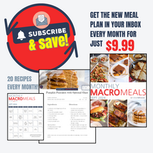 Monthly Macro Meals Subscription