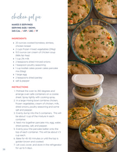 Meal Prep Recipes Digital Download